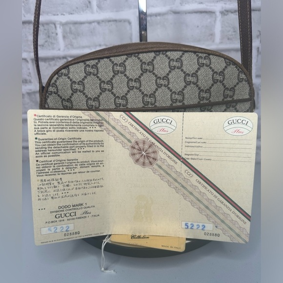 Gucci GG Plus Crossbody Shoulder Bag PVC Leather
with box & Gucci Plus COA Card - Picture 5 of 17